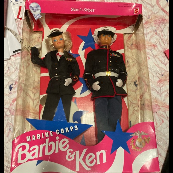 marine corps barbie and ken